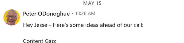 Providing value in advance